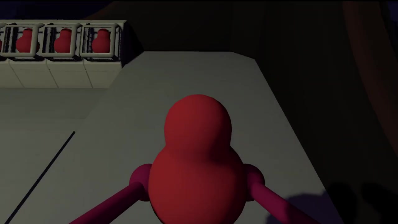 The display cases where the six red figurines are deposited to receive the Black Key