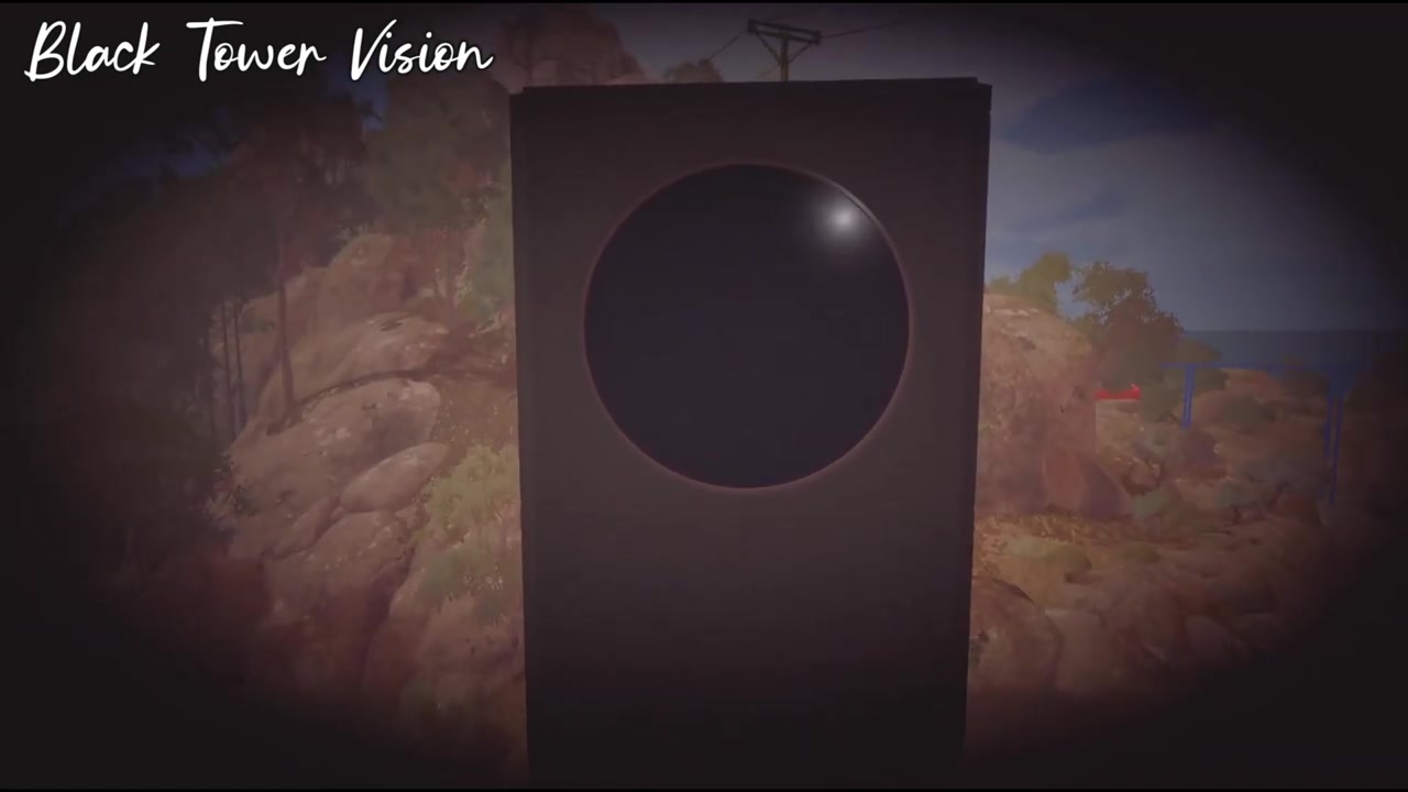 The top of the Black Tower where the buttons trigger the vision sequence
