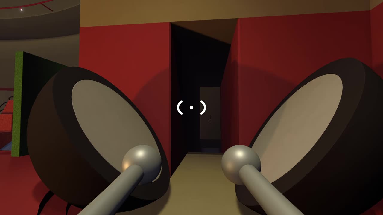The keyhole point at the target building, shown after the normal ending is beaten
