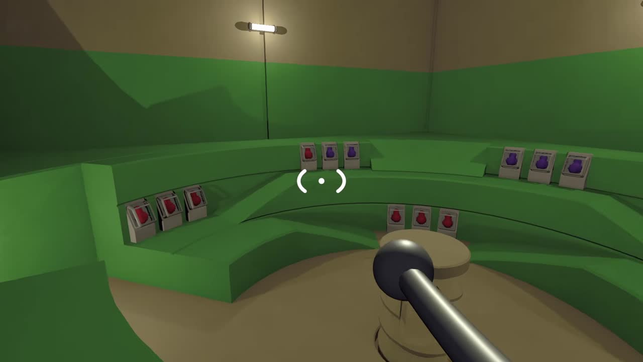 The building interior / placement point where the remaining 15 gourds go