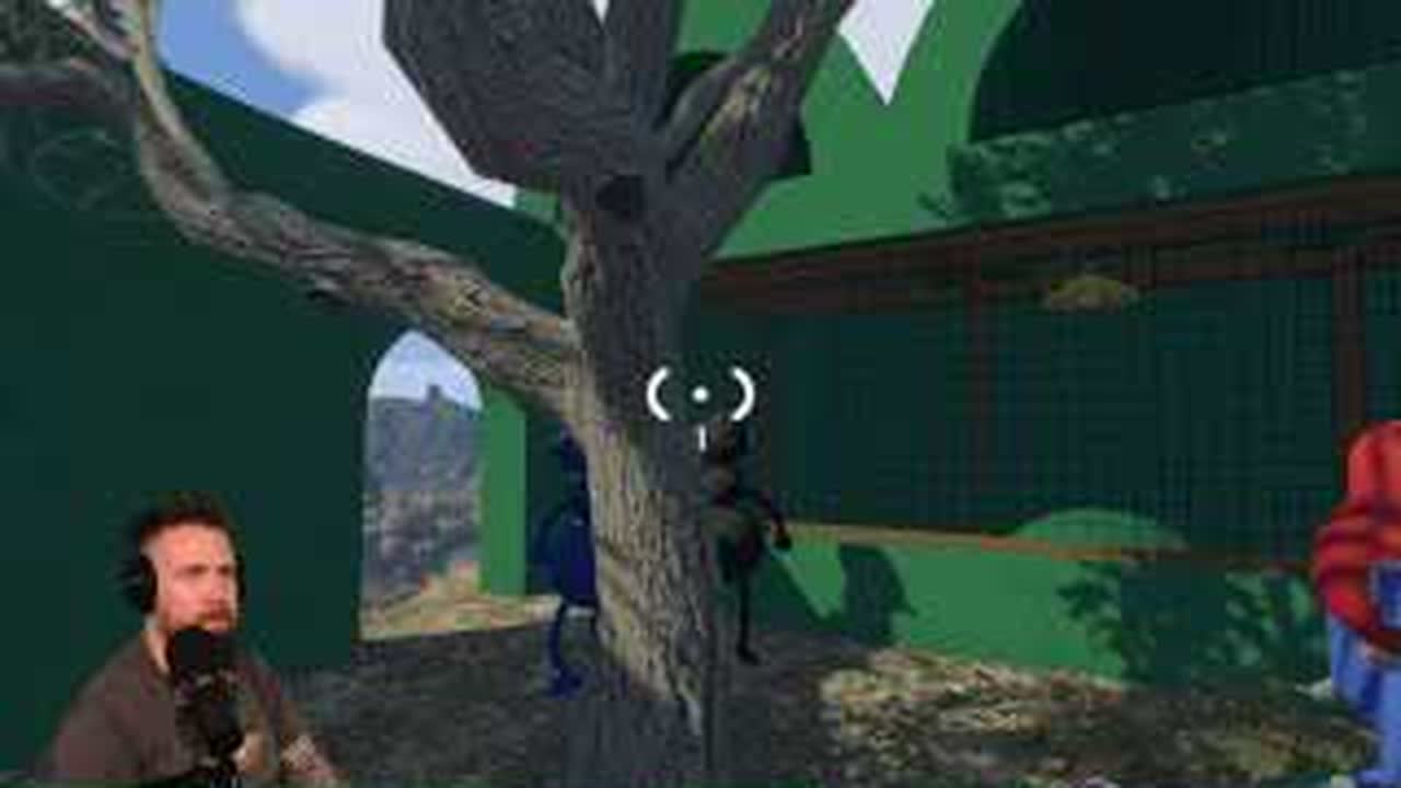 Builder indexing the nine pose candidates beside the BIG WALK charades room