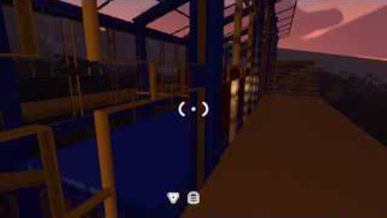 Restricted golden-head view used to calibrate short movement commands in BIG WALK
